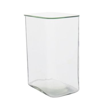 Cubeta de vidrio cuadrada
